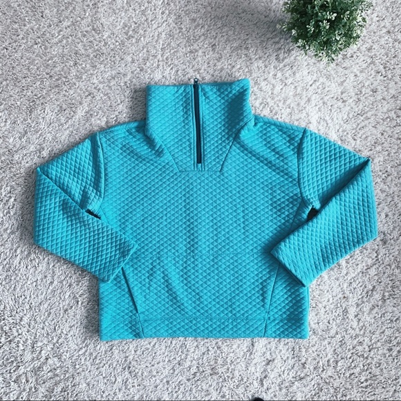 Teal Athletic Quarter-Zip Jacket - Picture 2 of 6